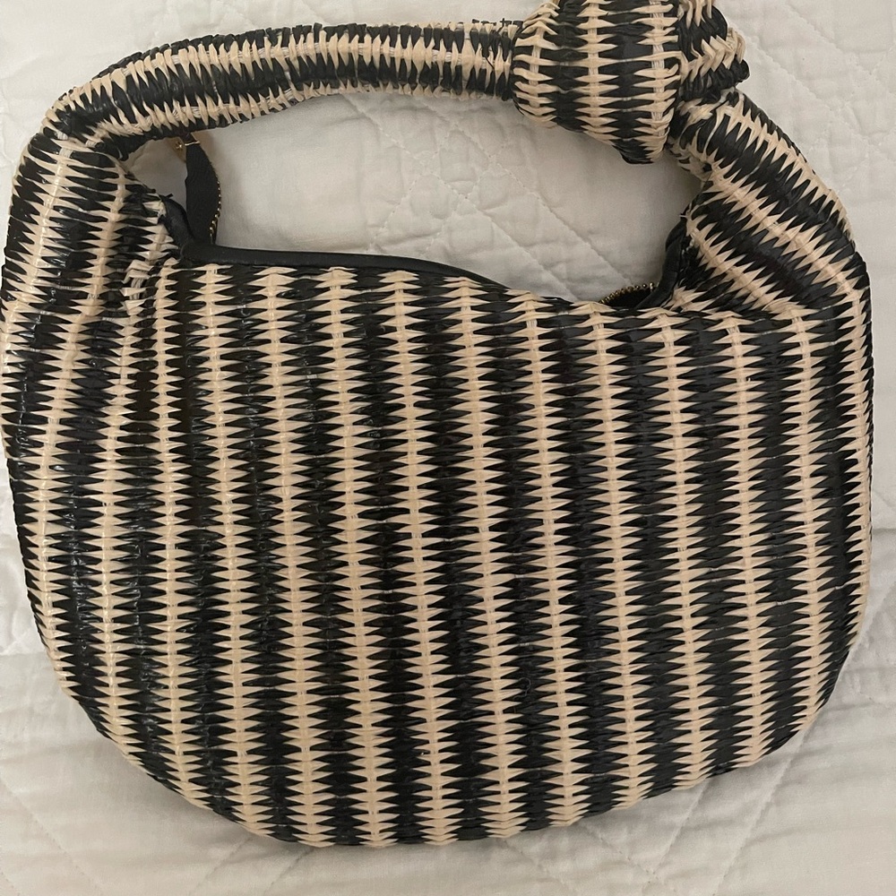 Melie Bianca for Anthropologie raffia edition bag